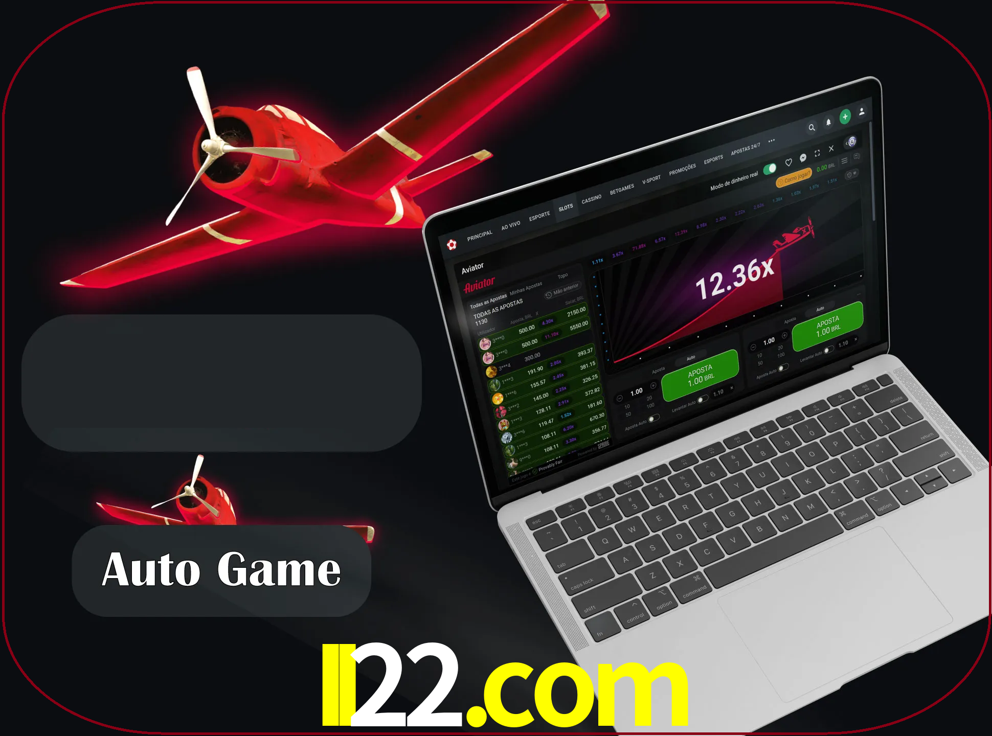 No modo automático, os jogos apostam e sacam seu dinheiro automaticamente.