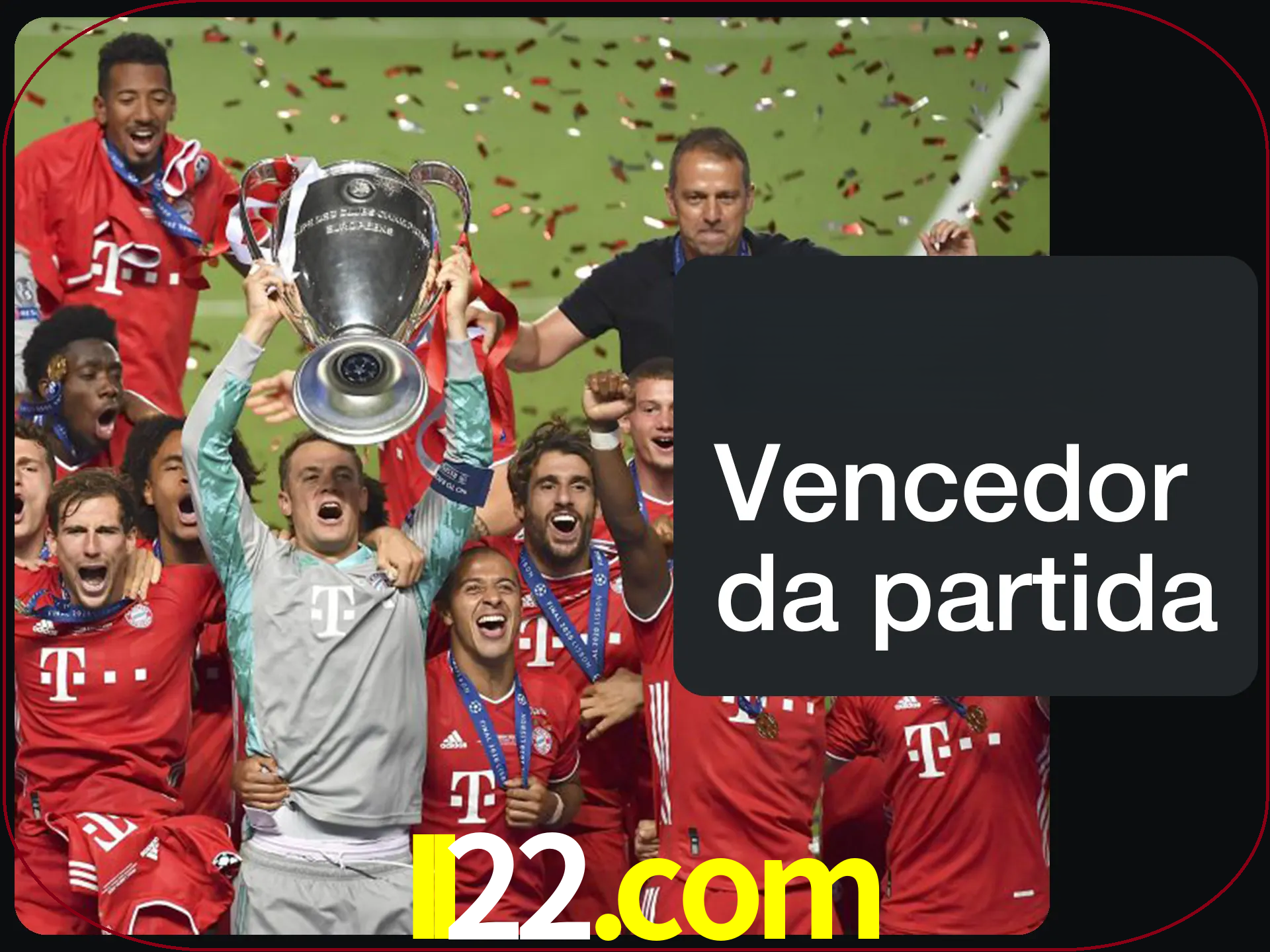 Aposte no vencedor e ganhe uma grande quantia de dinheiro.