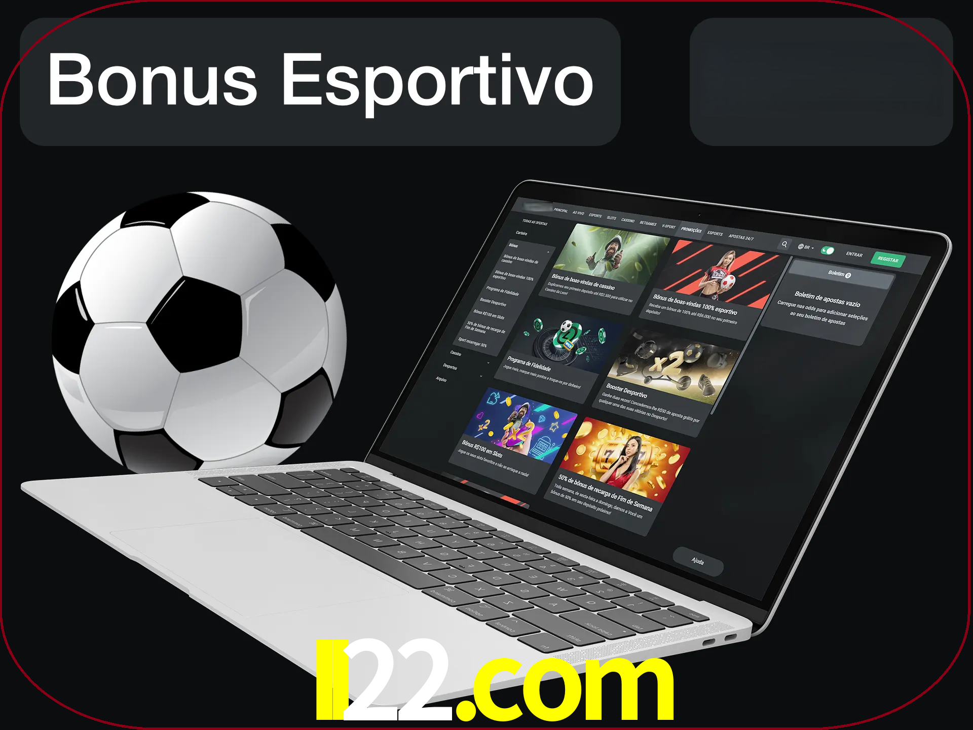Antes de começar a apostar, use o bônus esportivo.