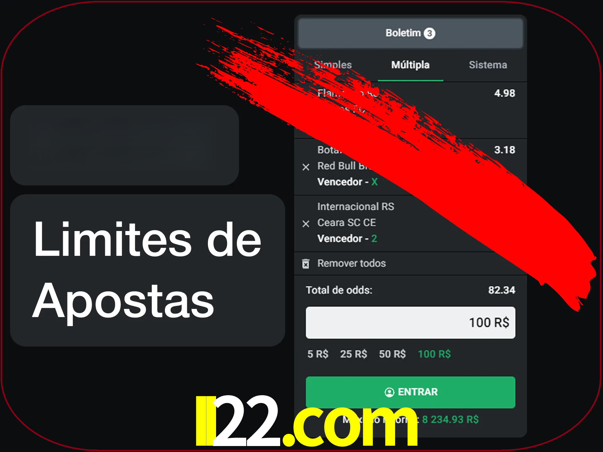Não faça apostas loucas.