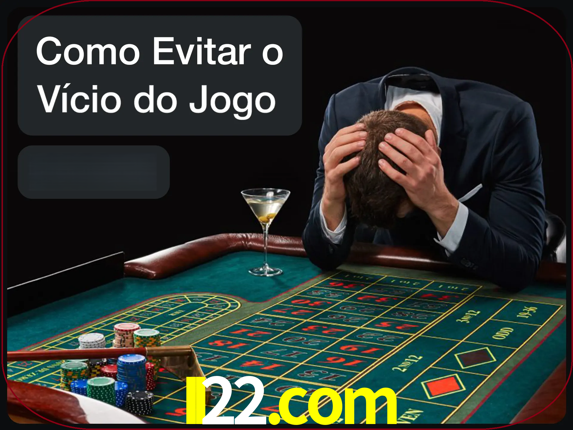 Você é responsável por cada uma de suas apostas.